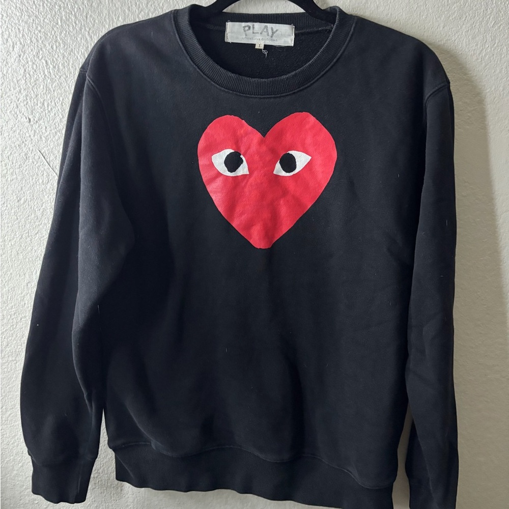 Comme des Garcons PLAY Heart Cotton Sweatshirt